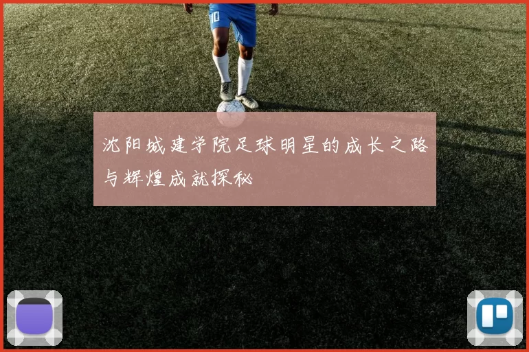 沈阳城建学院足球明星的成长之路与辉煌成就探秘